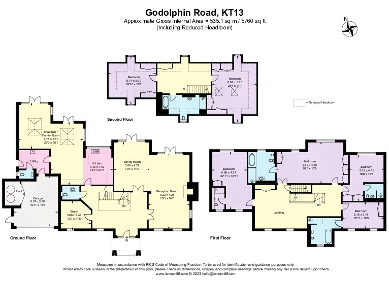 Lamorna,, Godolphin Road, Weybridge floorplan
