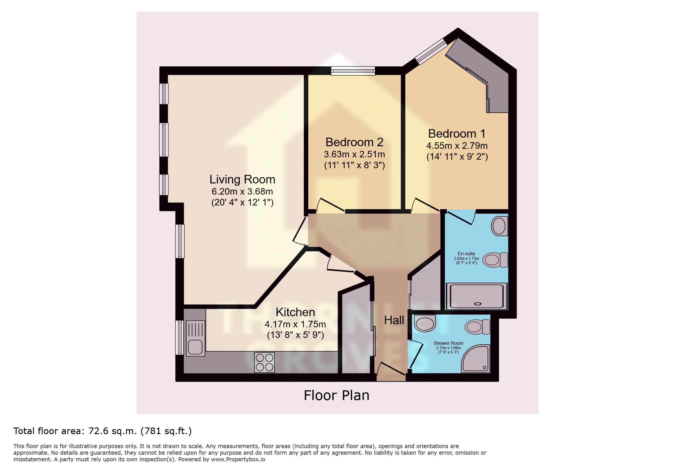 Flat 25, Stamford Grange,, Dunham Road, Greater Manchester floorplan
