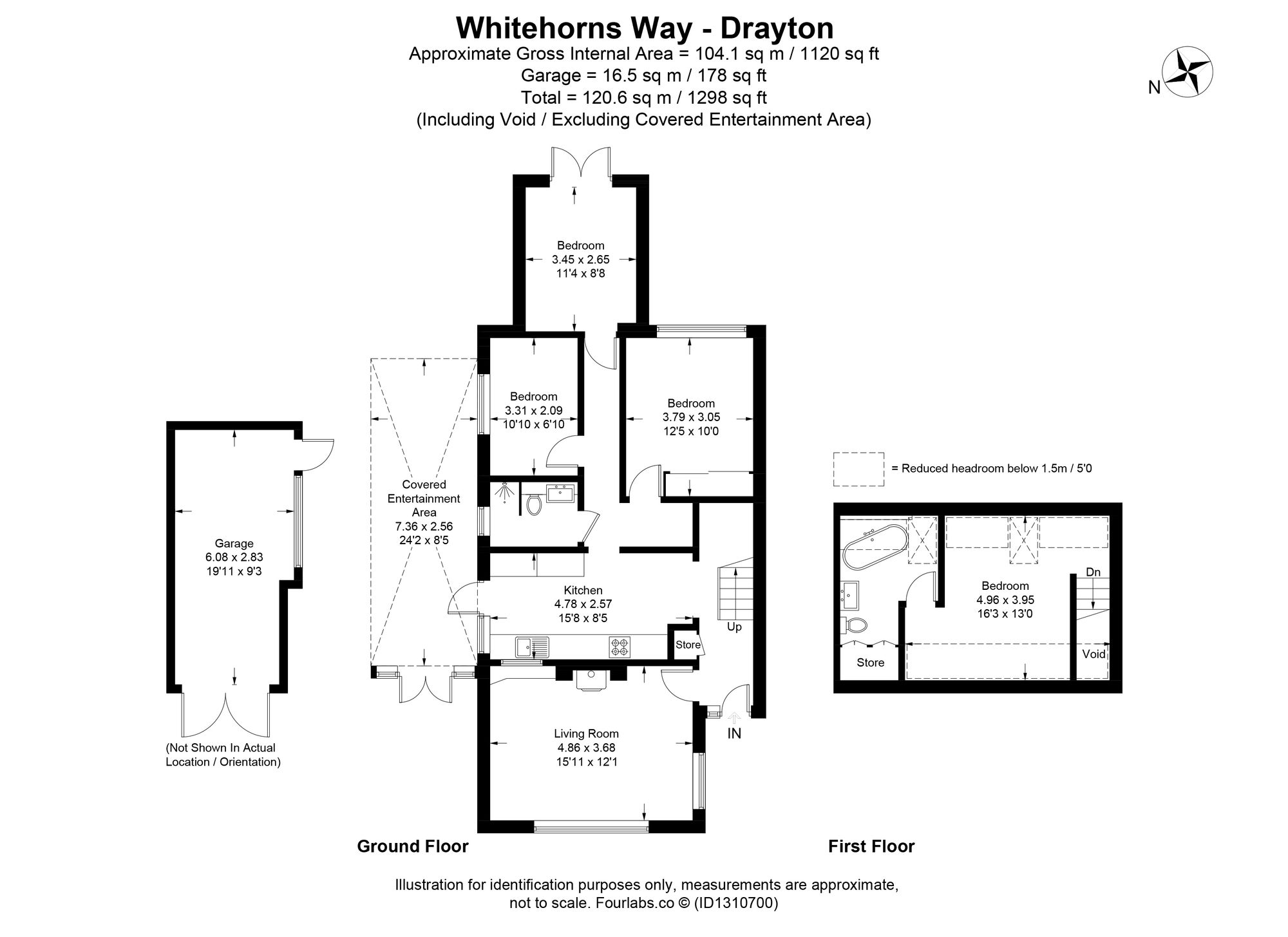 154 Whitehorns Way, Abingdon floorplan