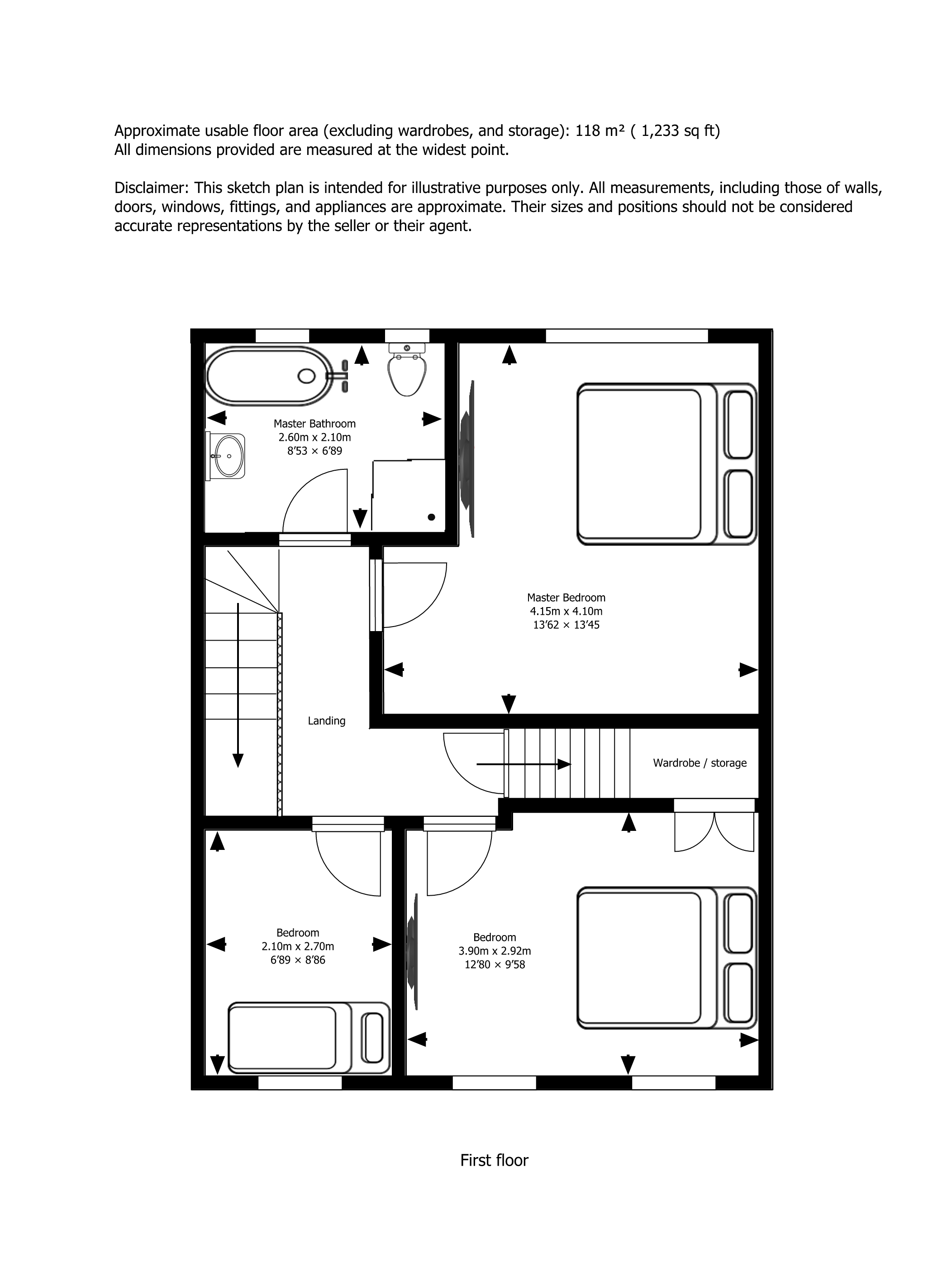 67, Colliers Water Lane, Thornton Heath floorplan