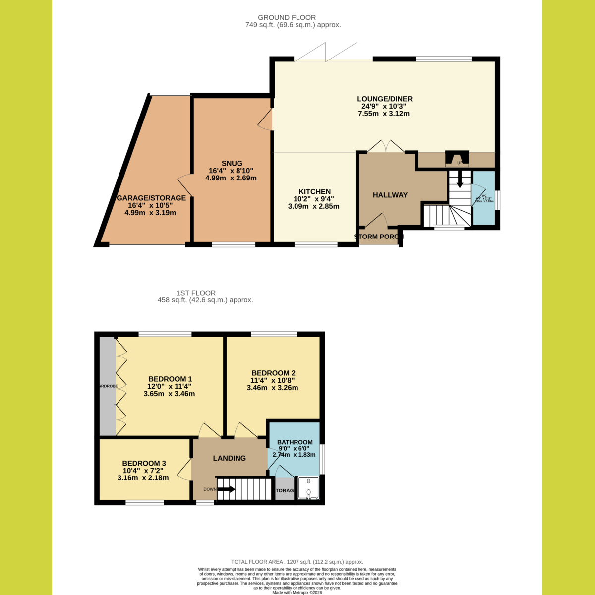 96, Main Road, Hockley floorplan