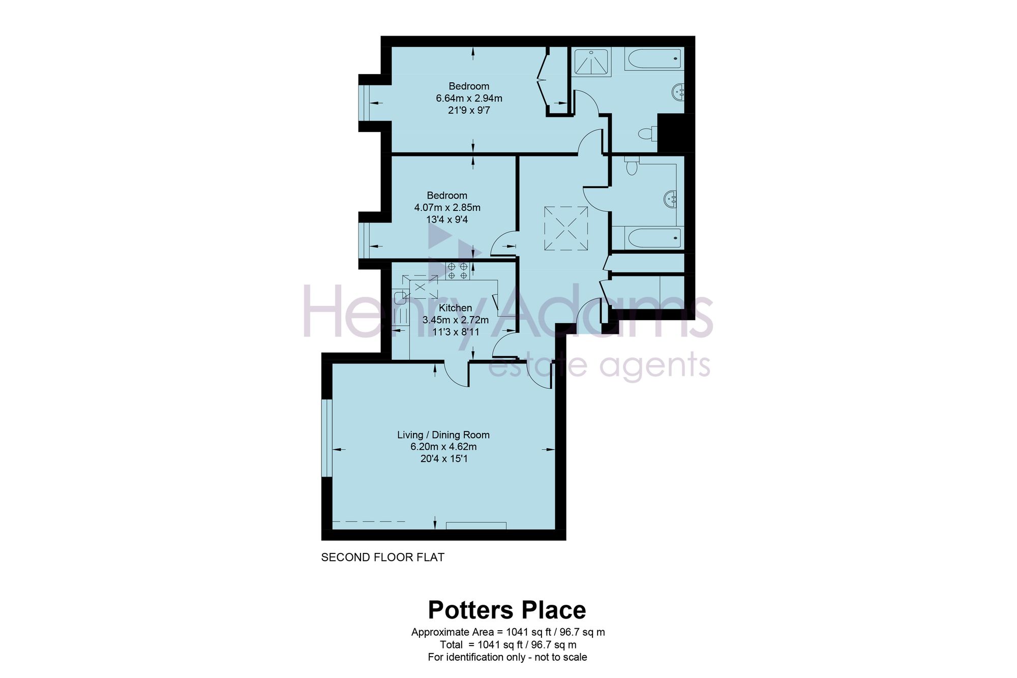 47 Potters Place, Horsham floorplan