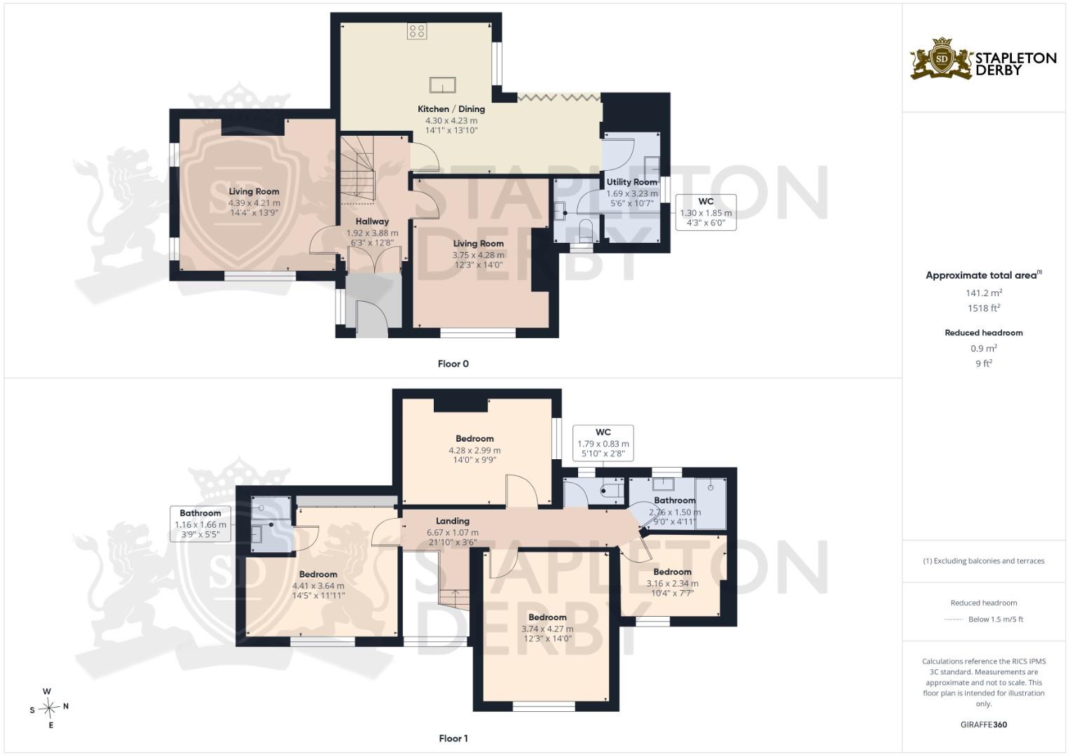 1, Albany Avenue, Prescot floorplan