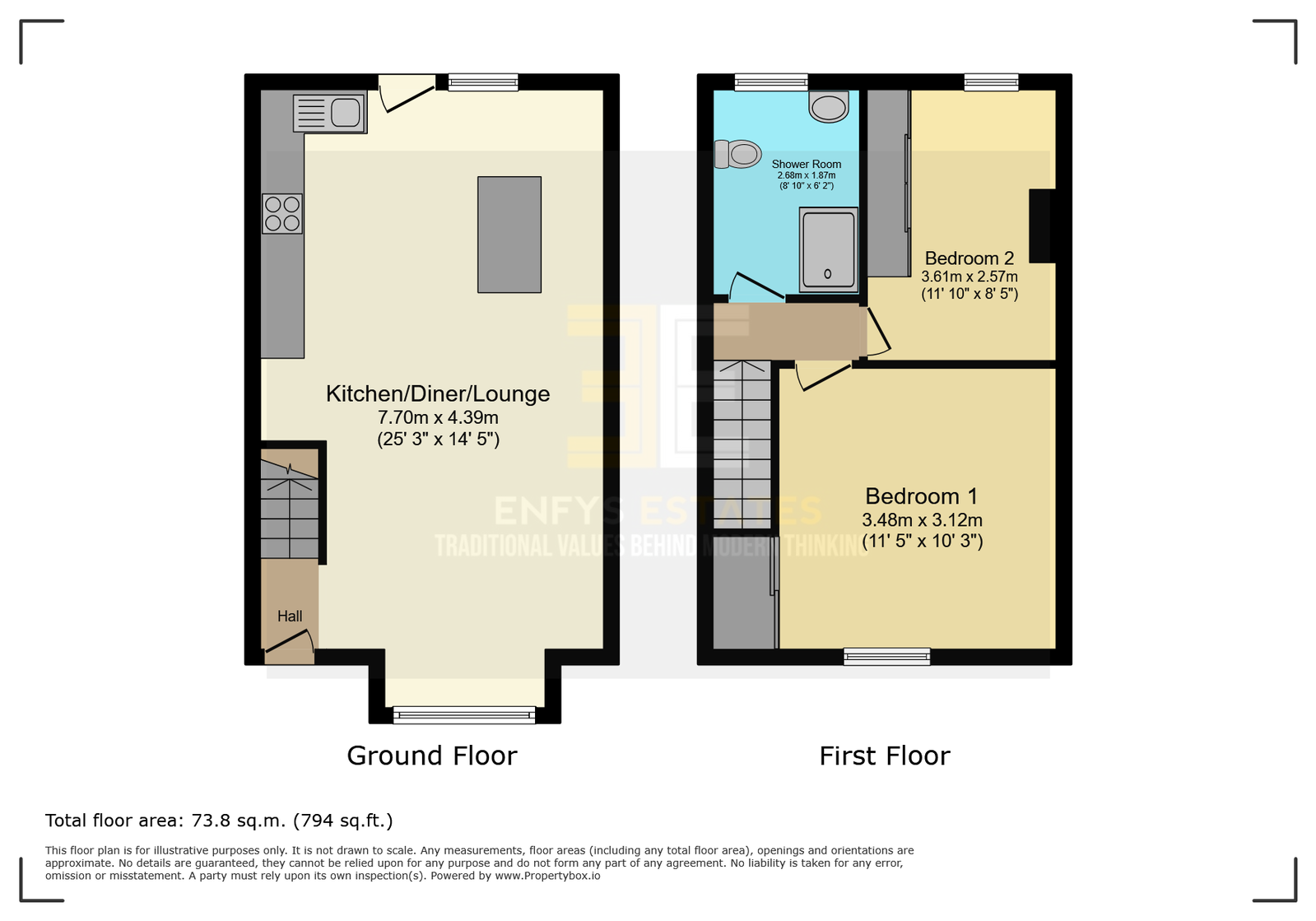 10, St. Margarets Road, Llandudno Junction floorplan