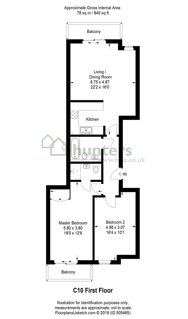 5 Helena Court,, Victoria Road, Burgess Hill floorplan