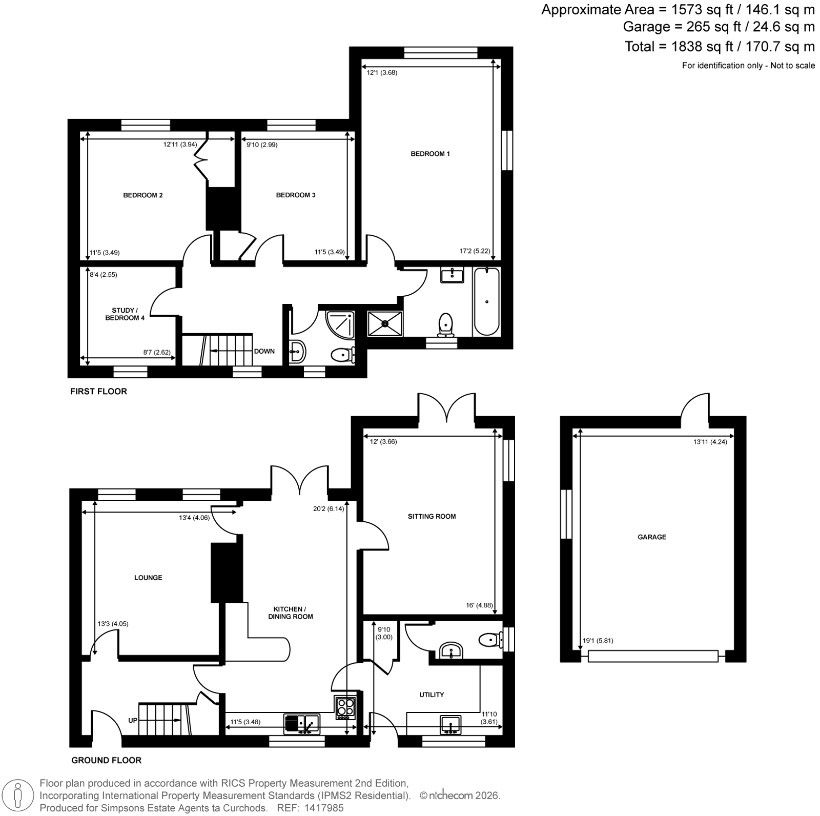 8, Ottershaw Park, Chertsey floorplan