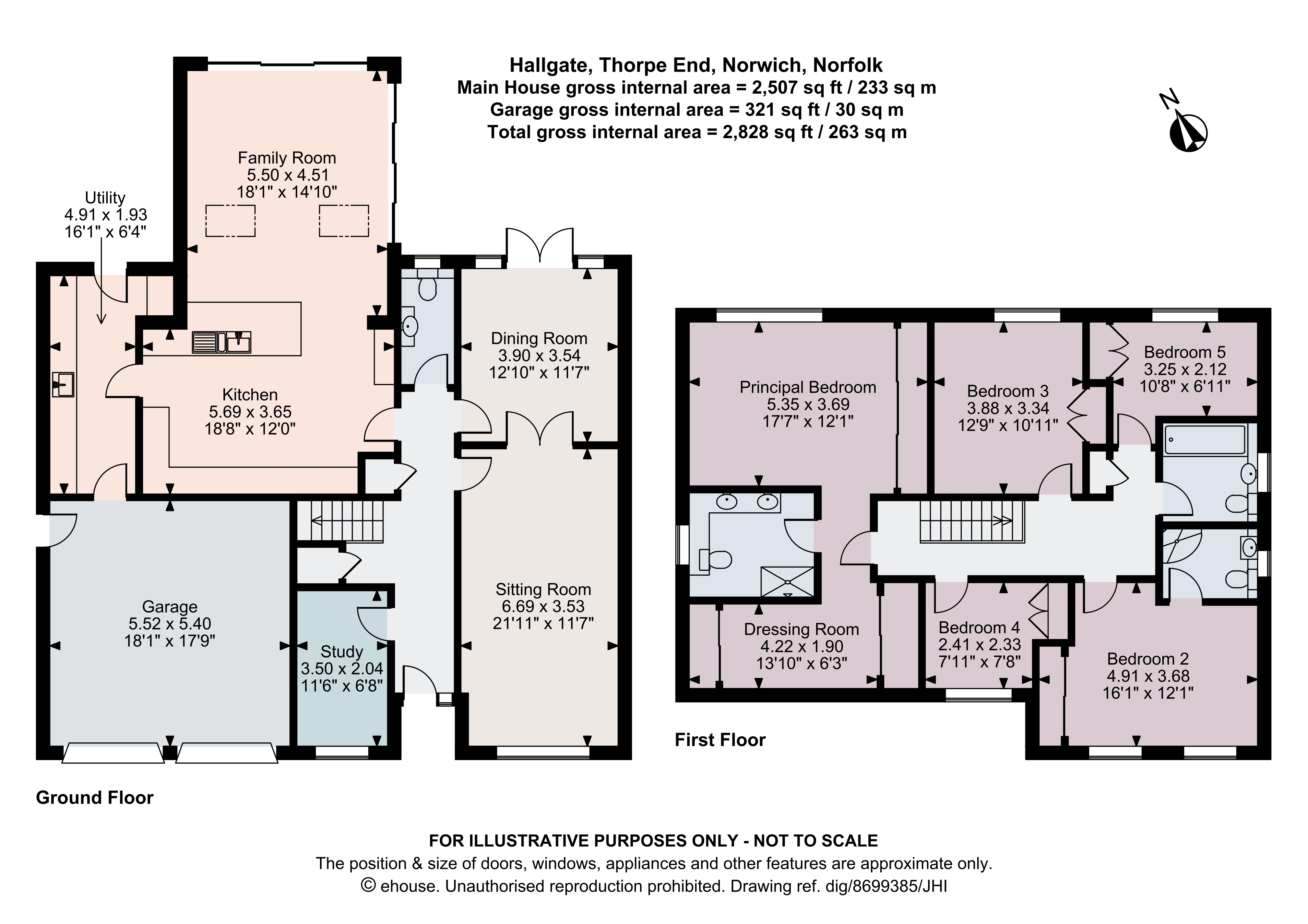 6, Hallgate, Norwich floorplan