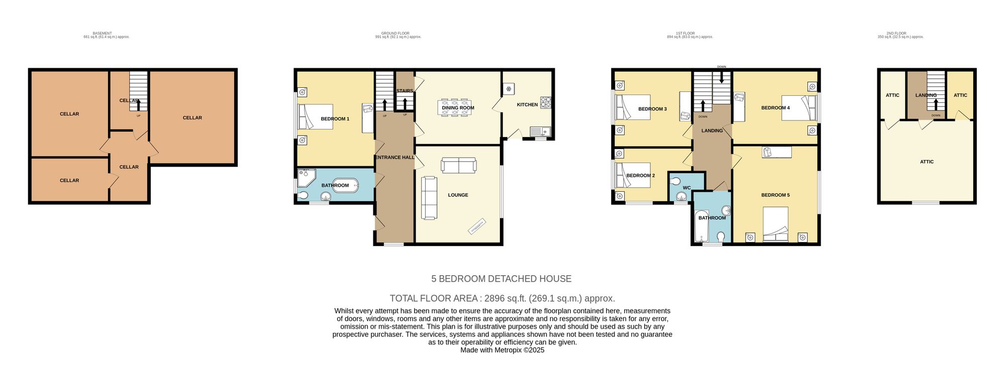 57 New North Road, Huddersfield floorplan