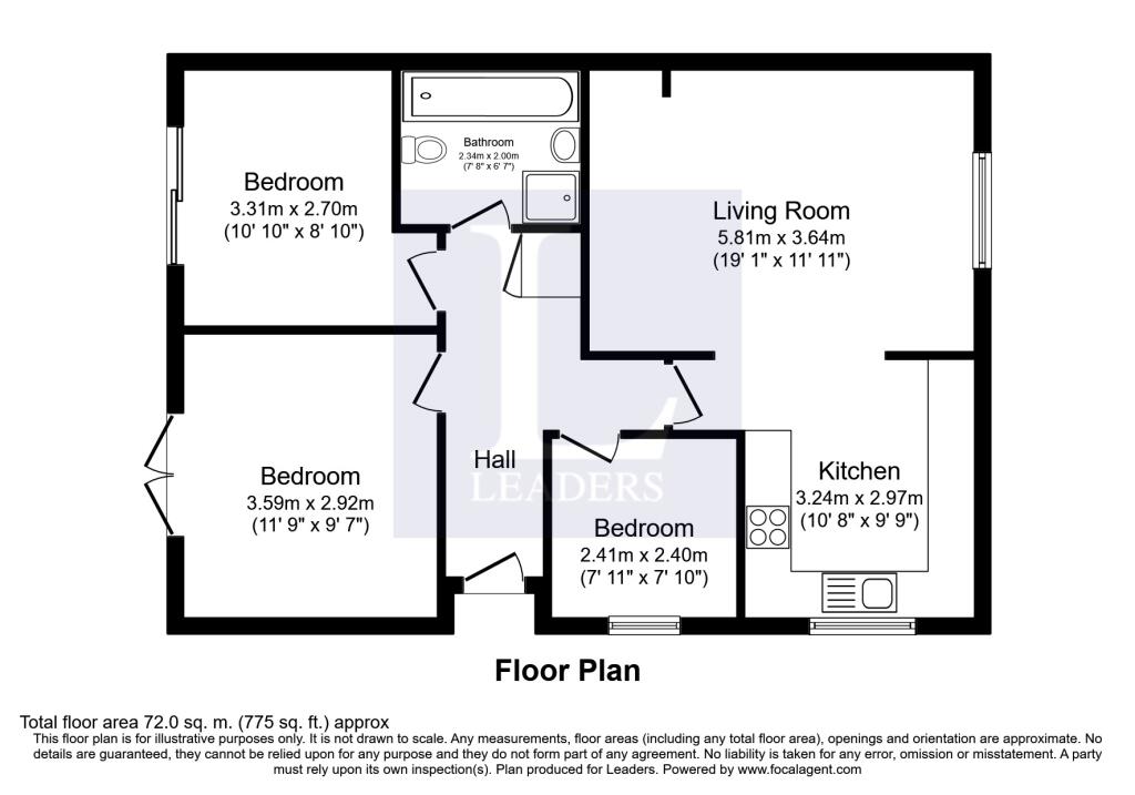 Stanmore Close, Essex floorplan