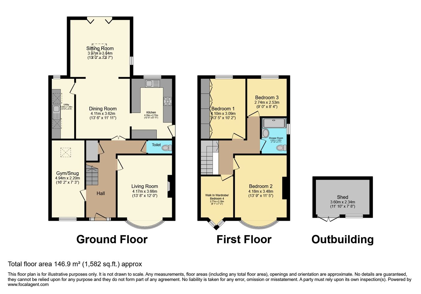 437, Dorchester Road, Weymouth floorplan