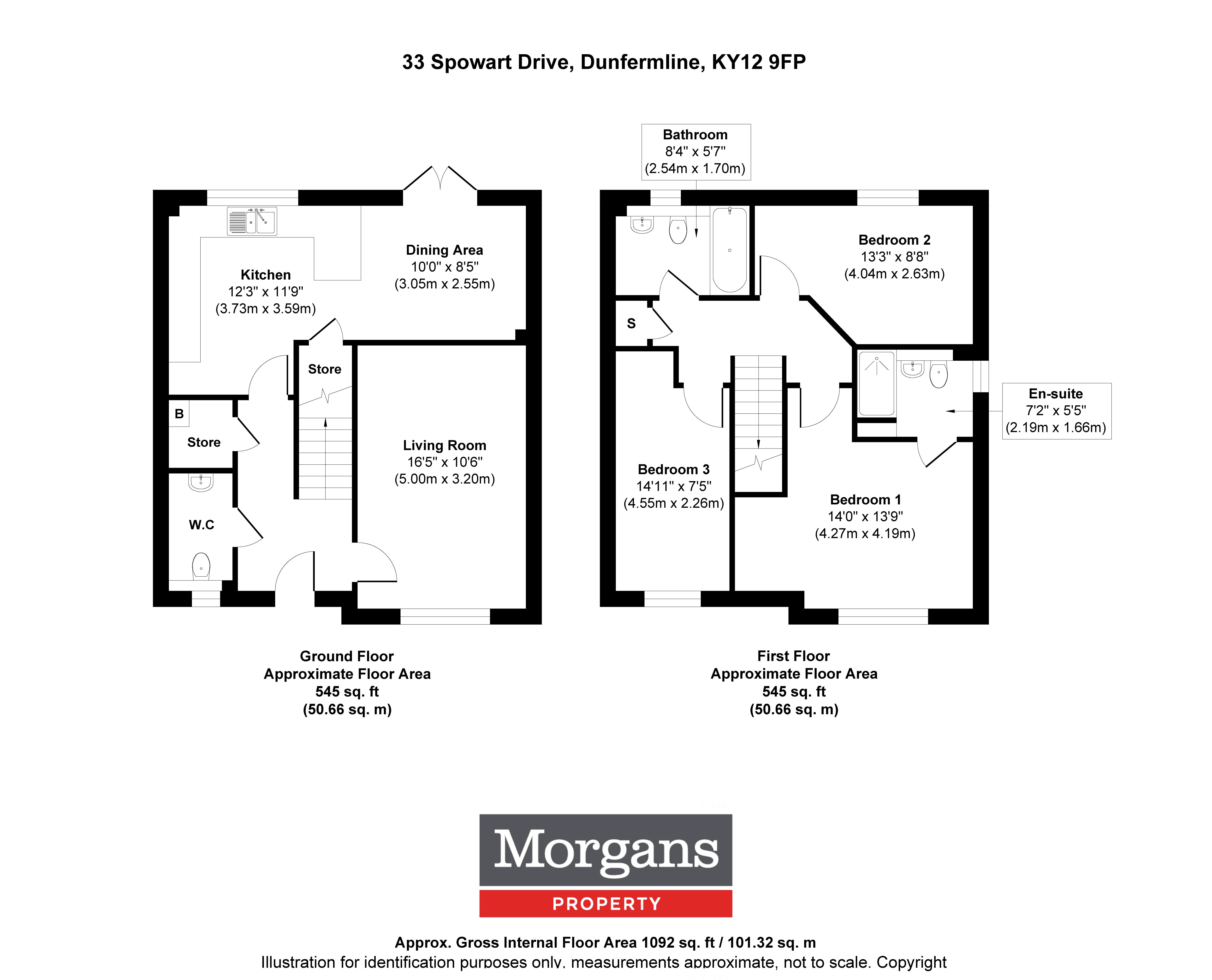 33, Spowart Drive, Dunfermline floorplan