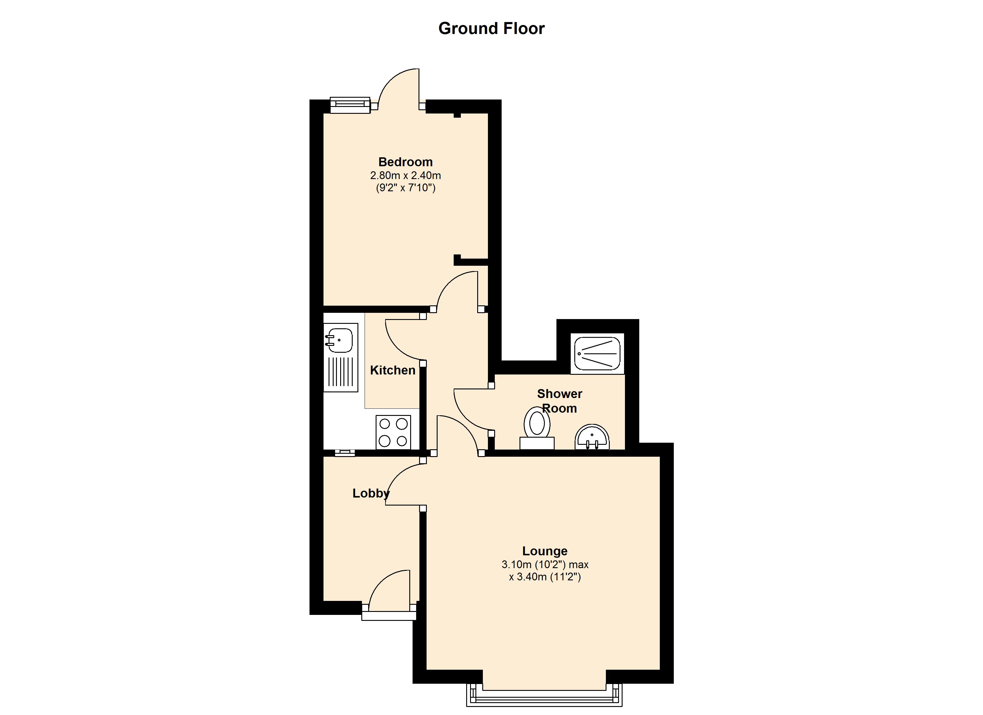 Osborne Villas, Hove floorplan