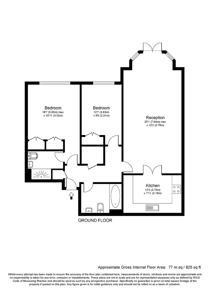 2 Bedrooms Flat for sale in Newholme Court, 89A Oatlands Drive, Weybridge, Surrey KT13