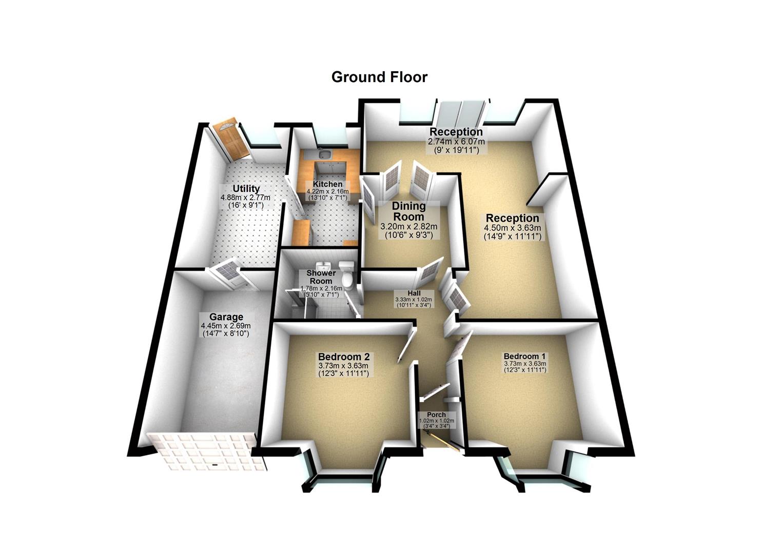 51, Bell Lane, Birmingham floorplan