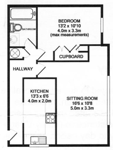 Flat 4 Aston House, Portsmouth Road, Woking floorplan