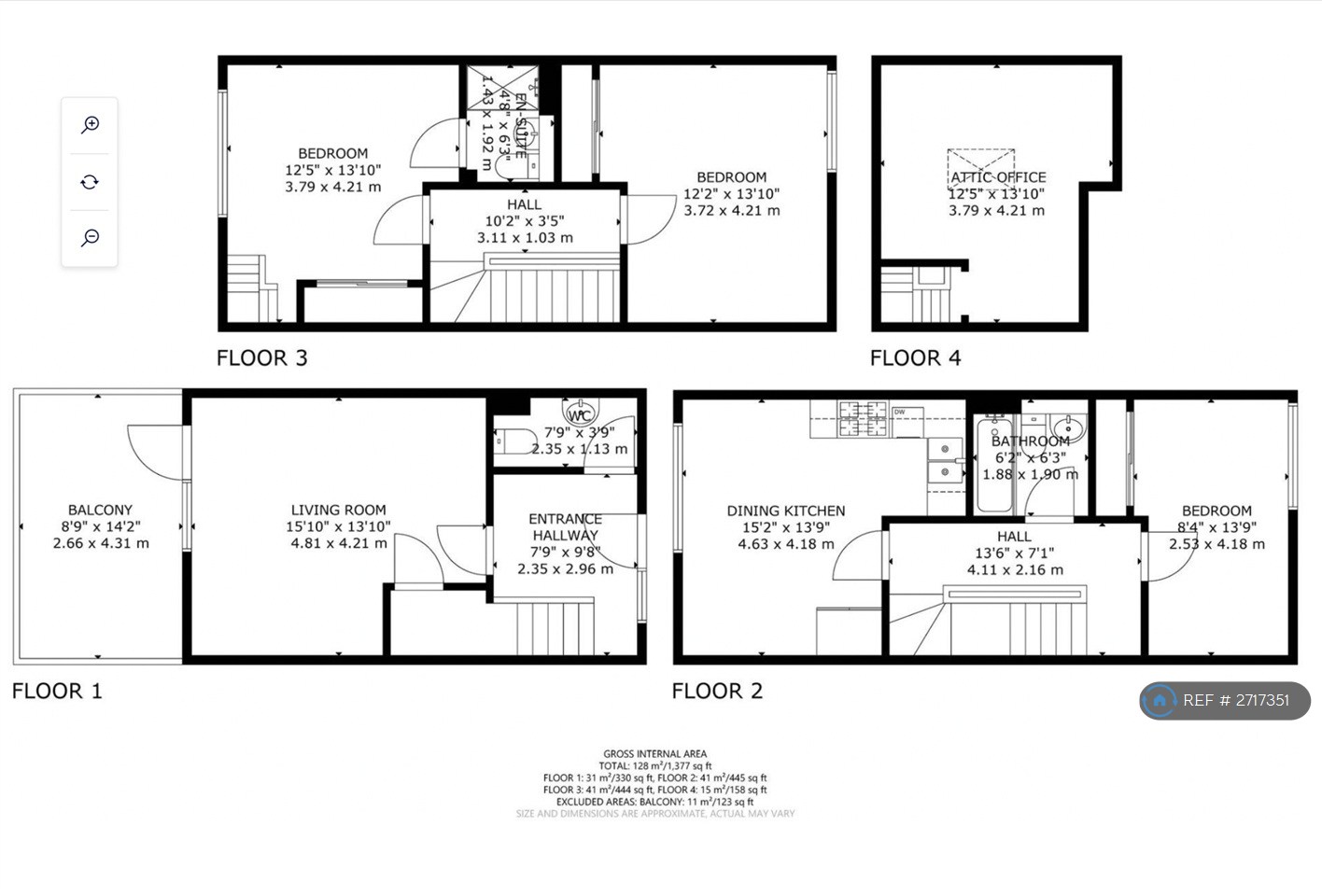 Shuna Crescent, Glasgow floorplan