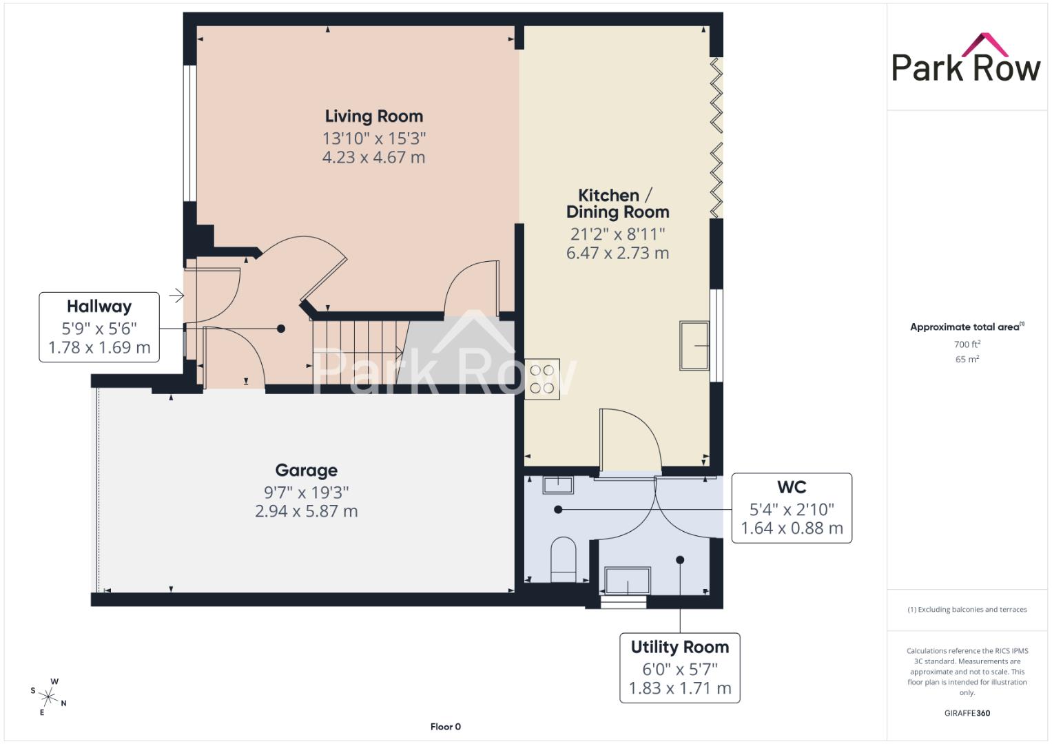 1, Manor Chase, Leeds floorplan
