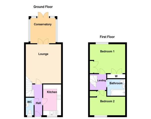 2 Bedrooms Terraced house to rent in Deverell Way, Leighton Buzzard LU7
