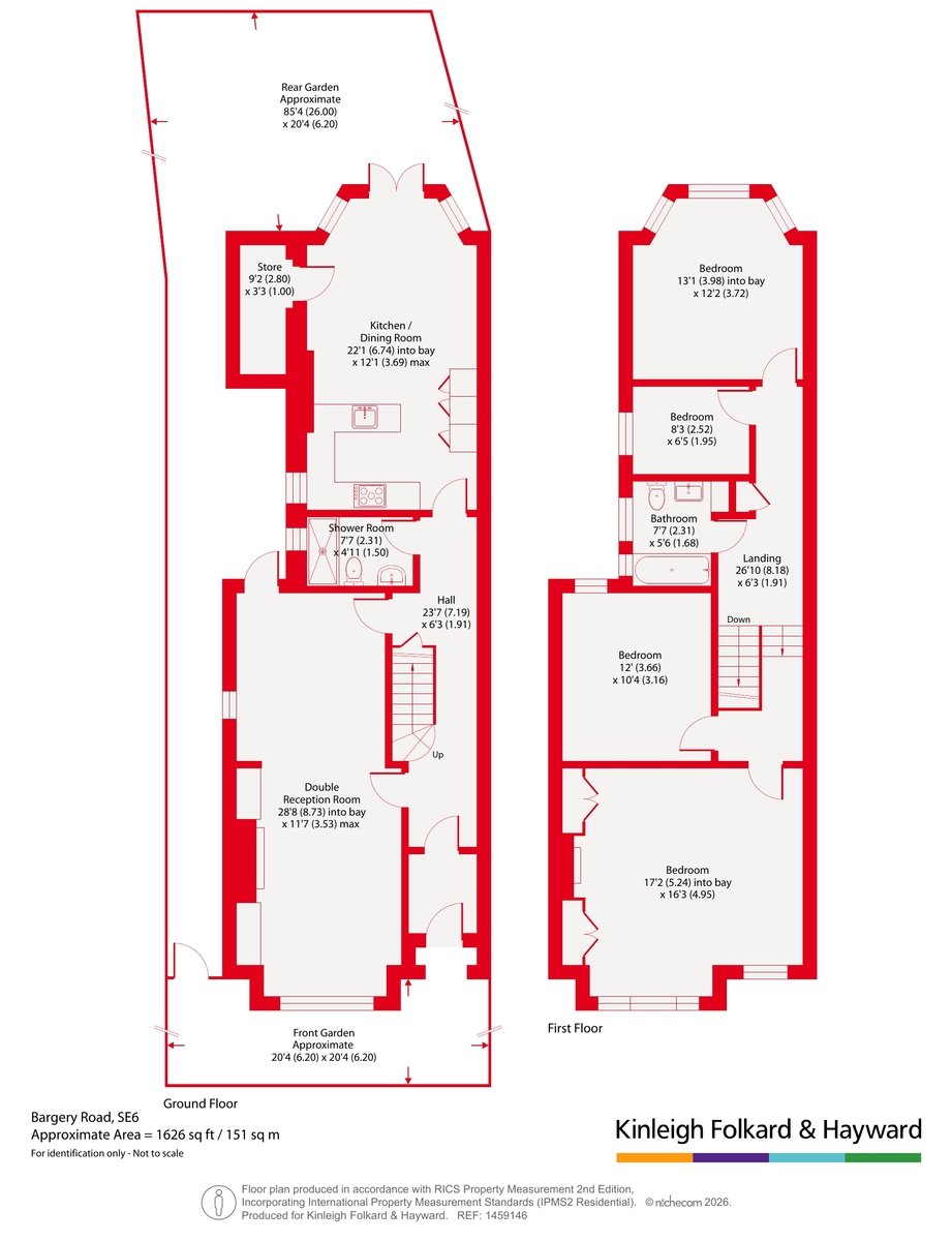 55, Bargery Road, London floorplan