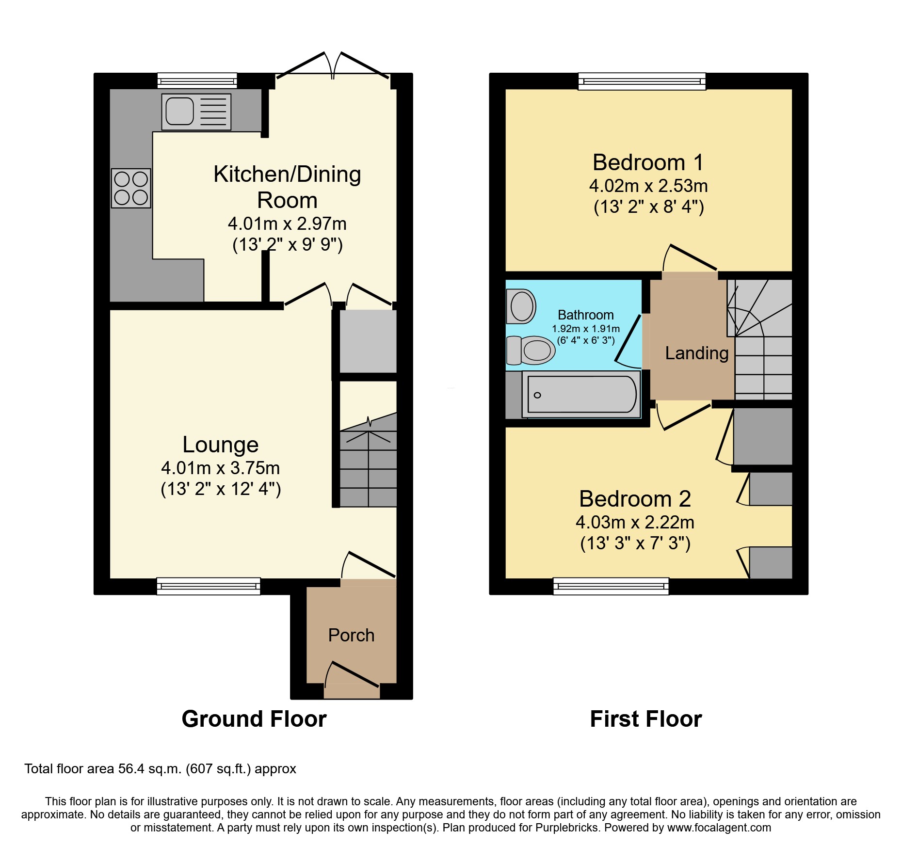 6, Faber Close, Havant floorplan