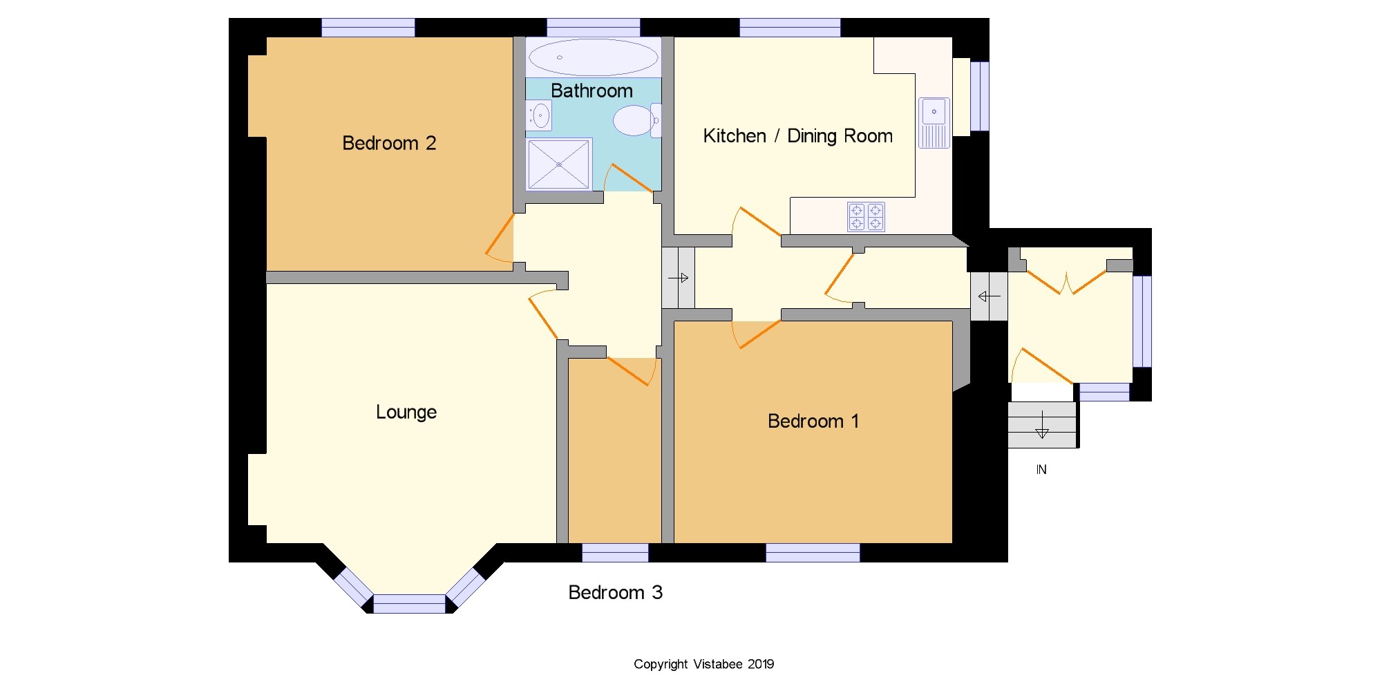 3 Bedrooms Flat for sale in Ashton Terrace, Gourock, Inverclyde PA19