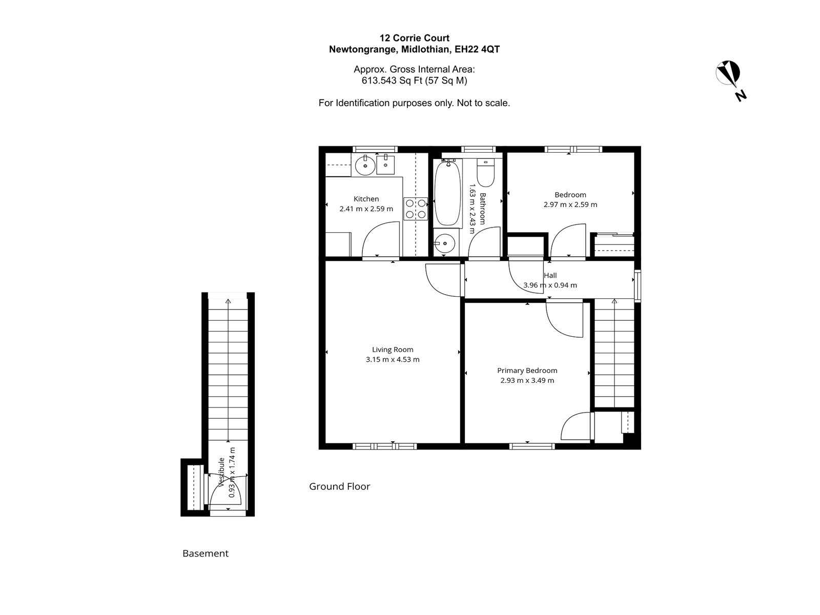 12, Corrie Court, Midlothian floorplan