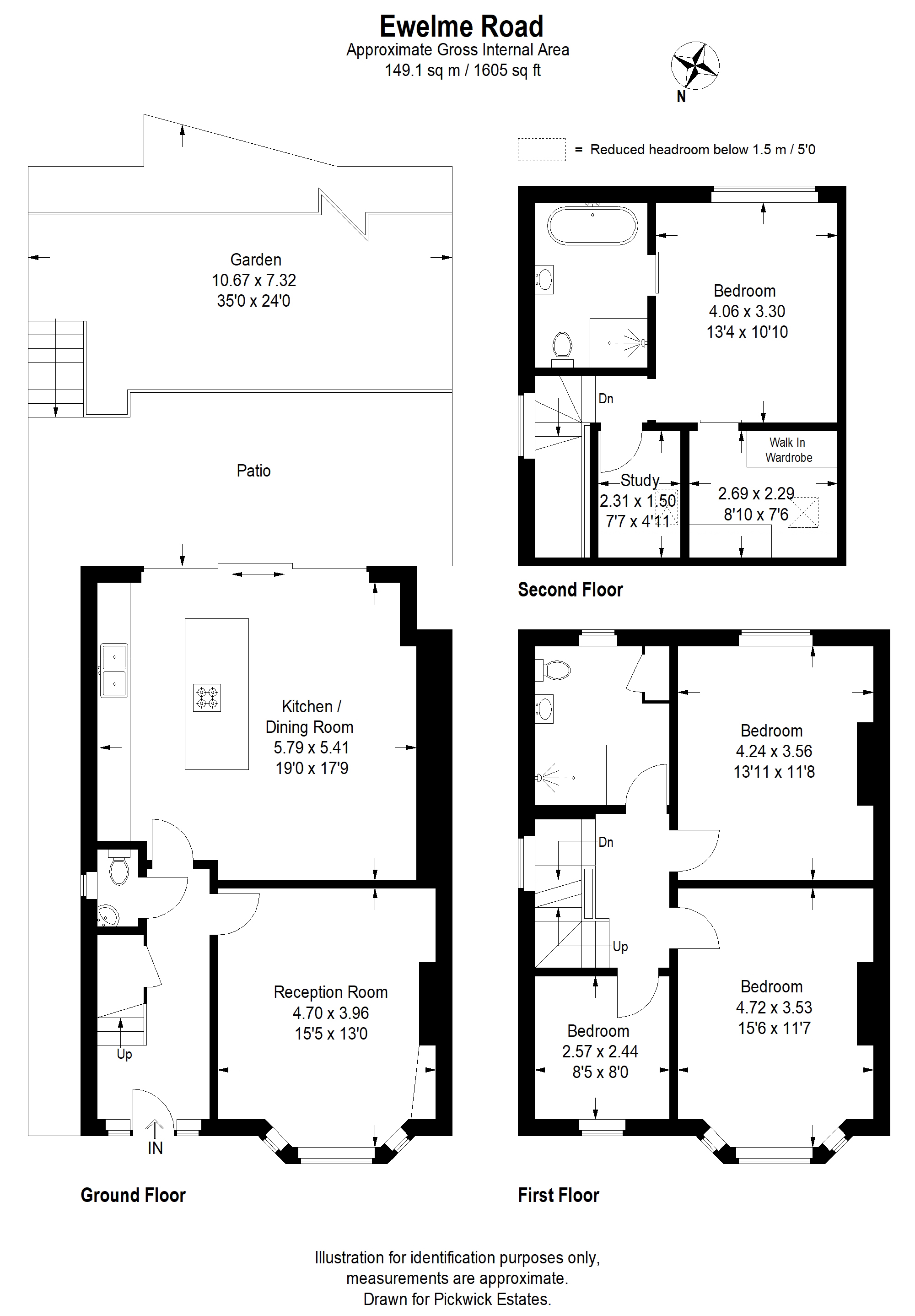 11a, Ewelme Road, London floorplan