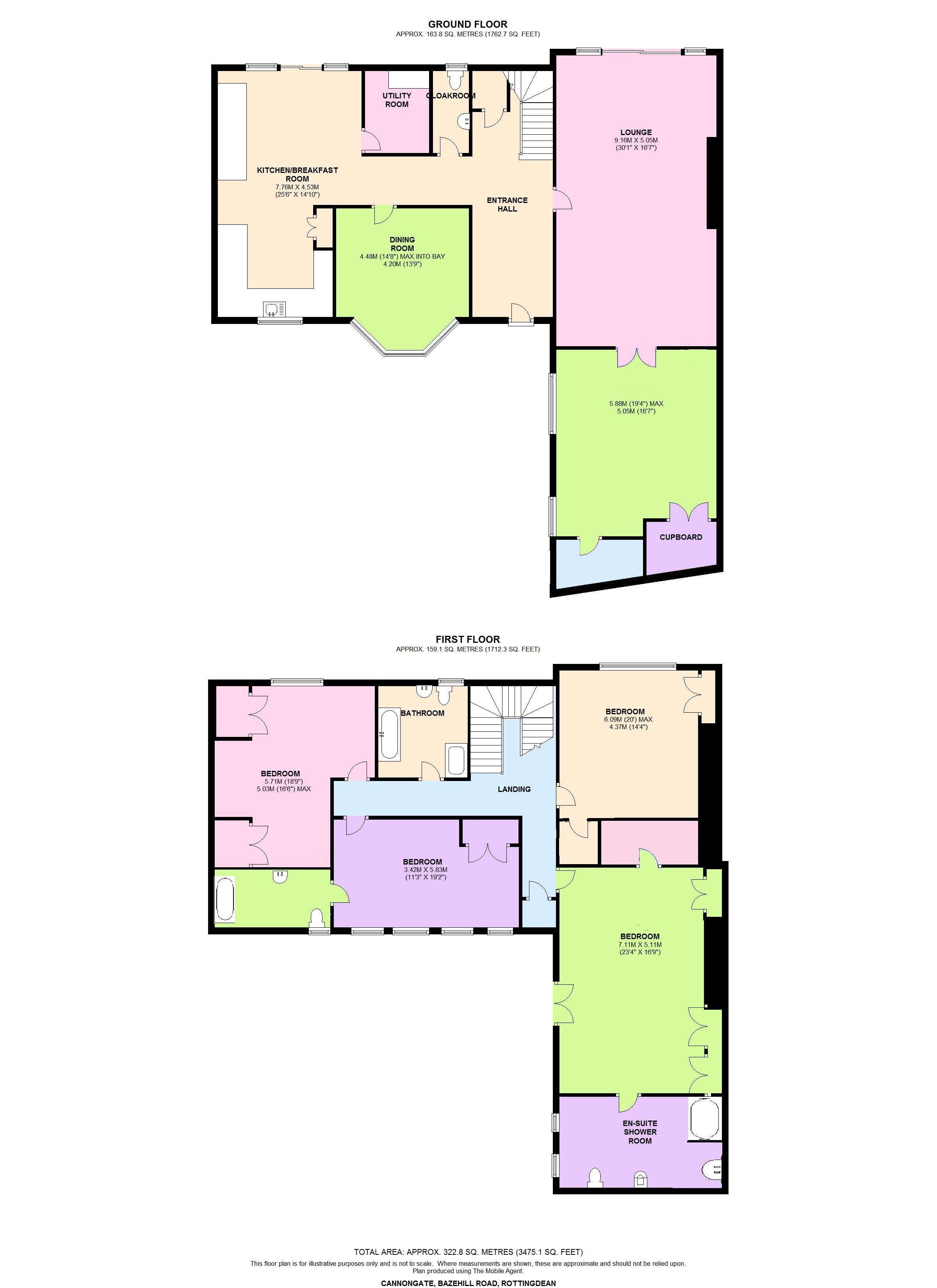Bazehill Road, Rottingdean, Brighton BN2, 4 bedroom detached house for