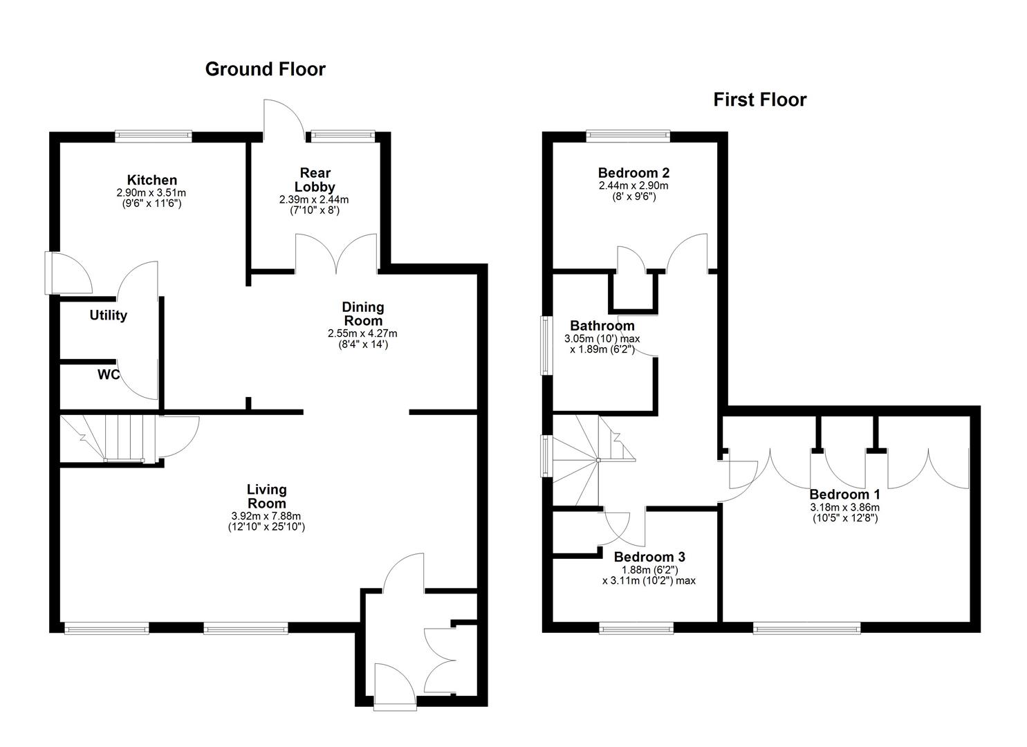 19, Arnhill Road, Corby floorplan