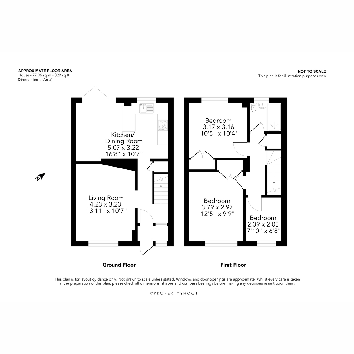 24 Birfield Road, High Wycombe HP10 9TW floorplan