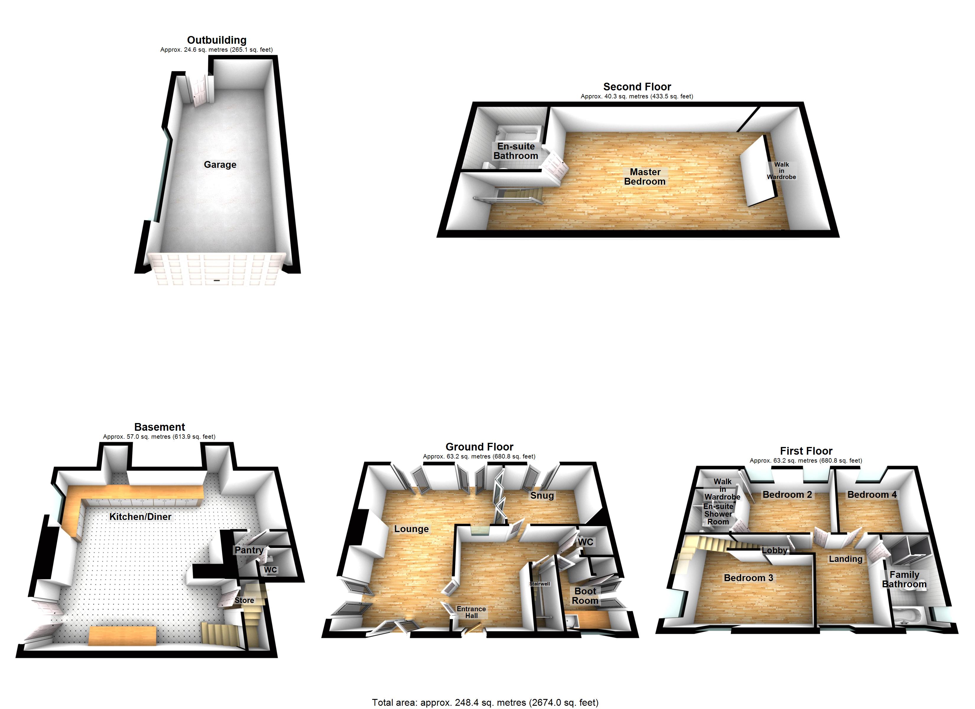 4 bed linkdetached house for sale in Woolton Park, Woolton, Liverpool