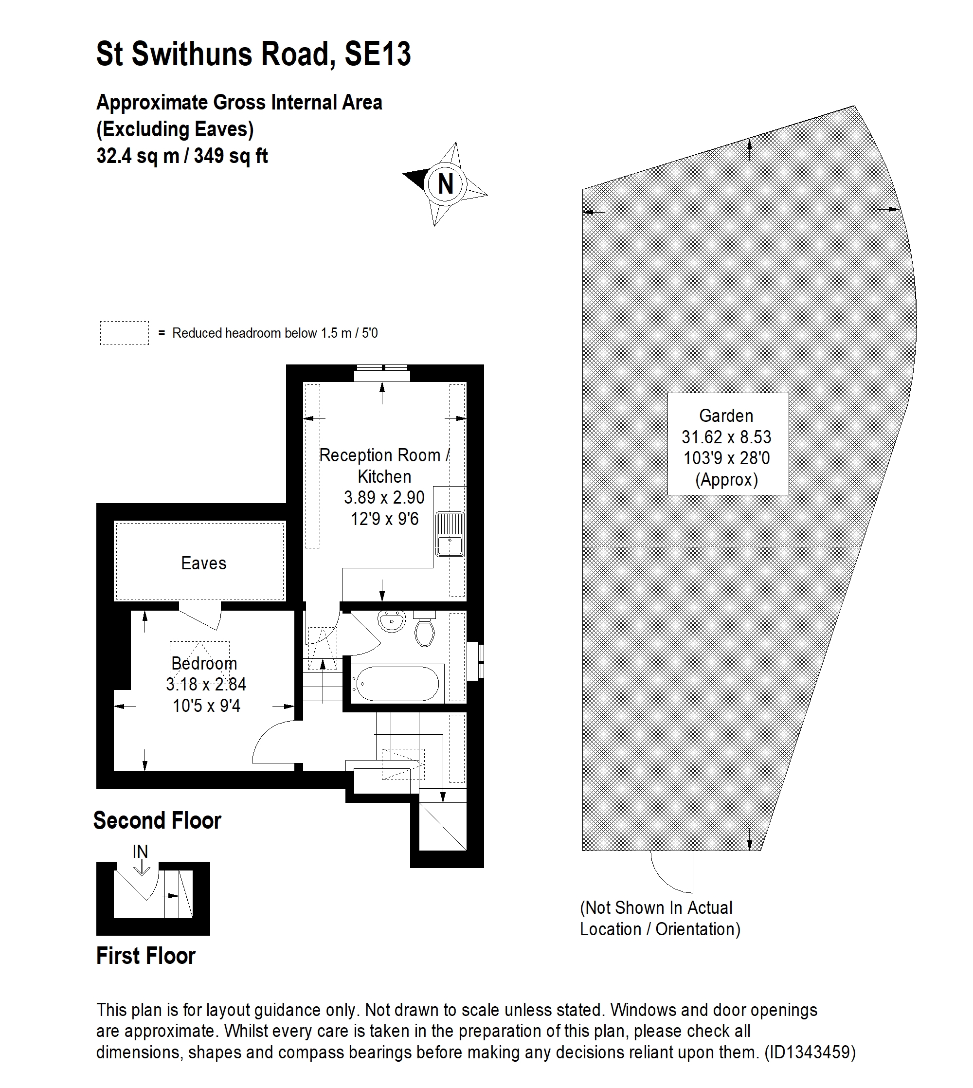St. Swithuns Road, Hither Green floorplan