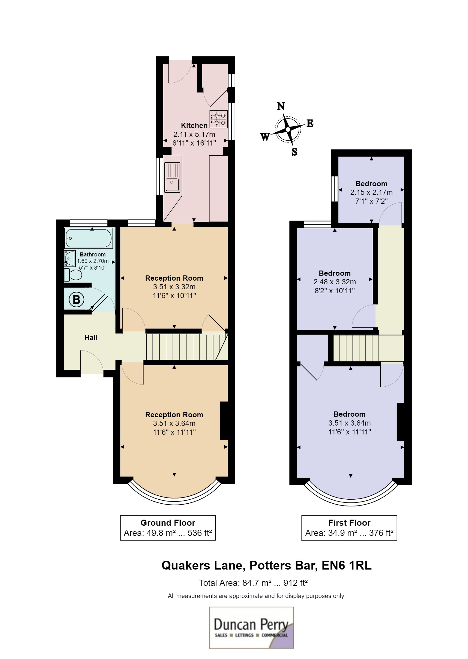 Quakers Lane, Potters Bar, Herts EN6, 3 bedroom detached house for sale