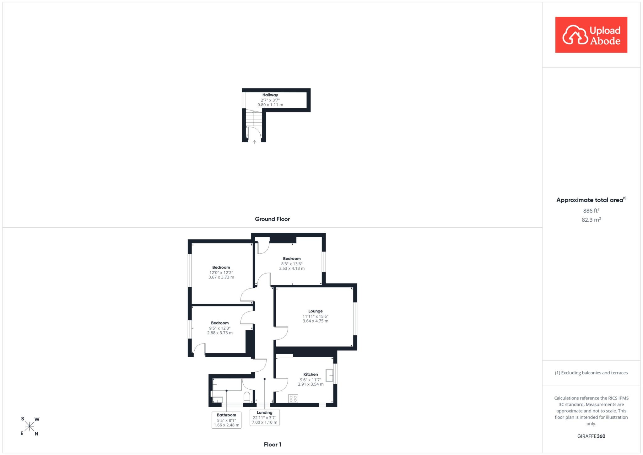 33, Willow Crescent, Coatbridge floorplan