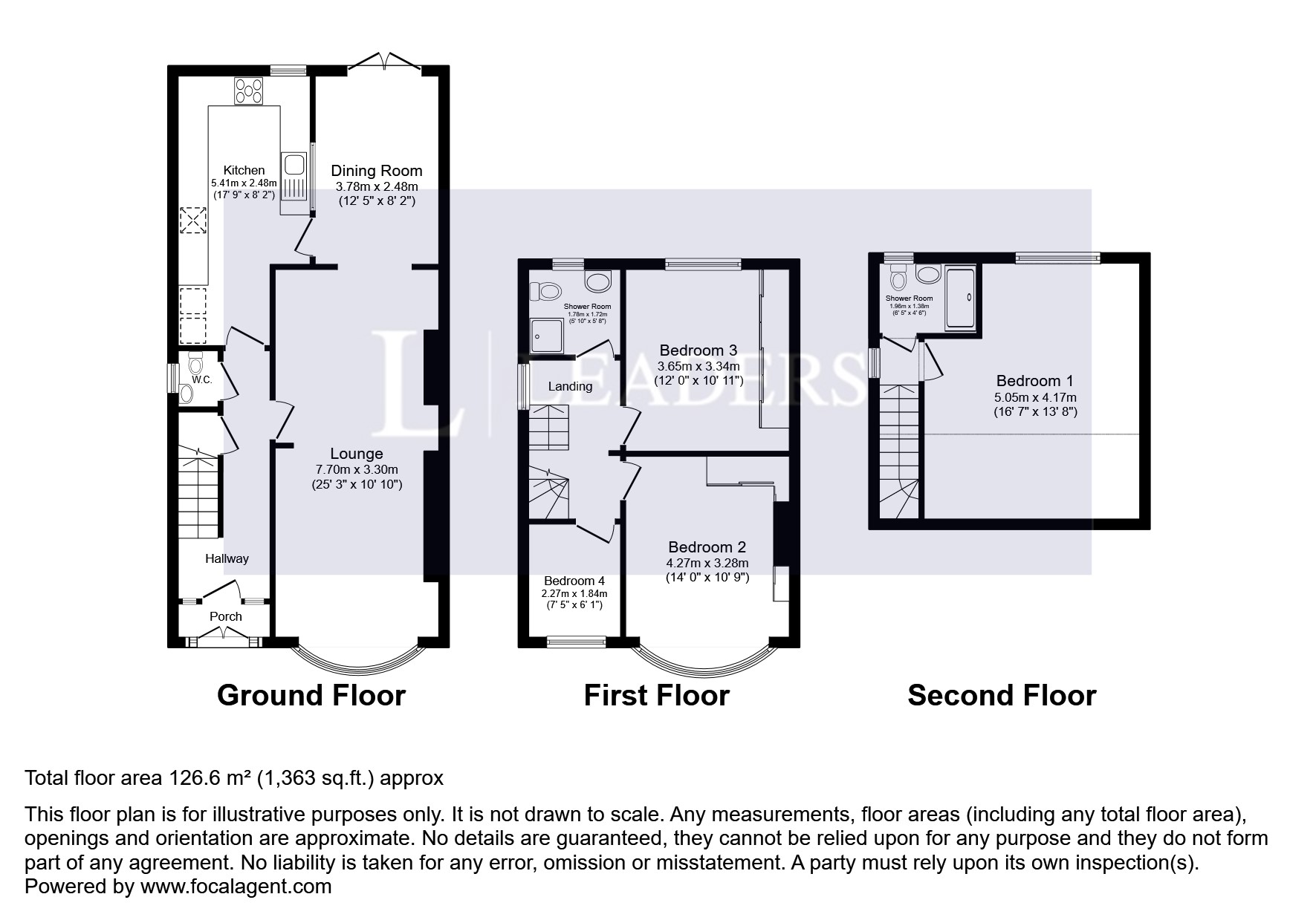 201, Canon Street, Leicestershire floorplan