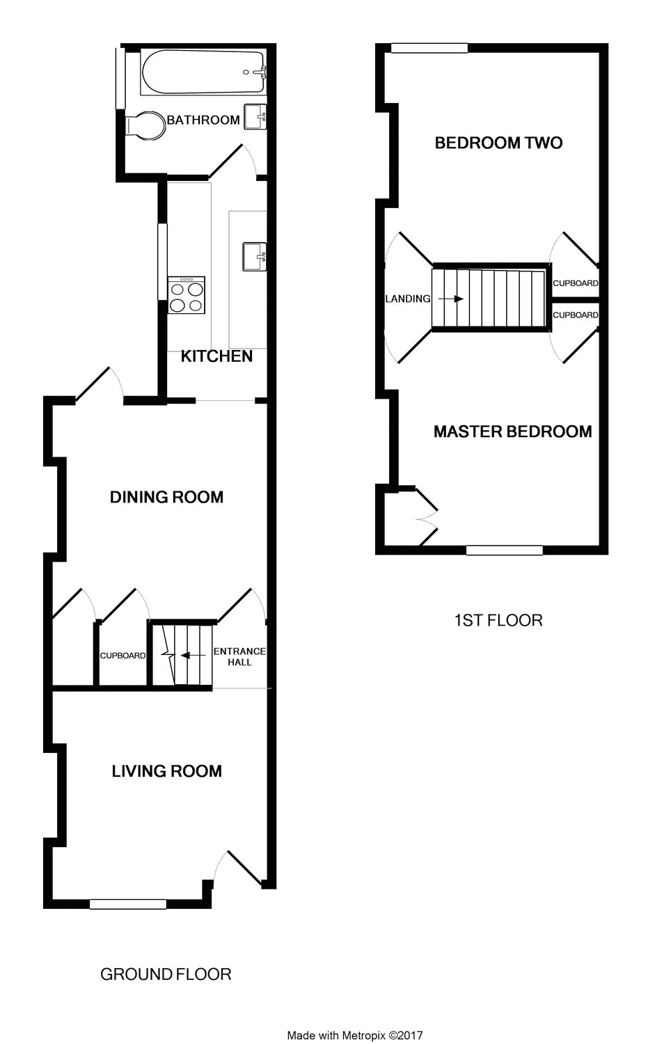 2 Bedrooms Terraced house to rent in Amity Road, Reading, Berkshire RG1