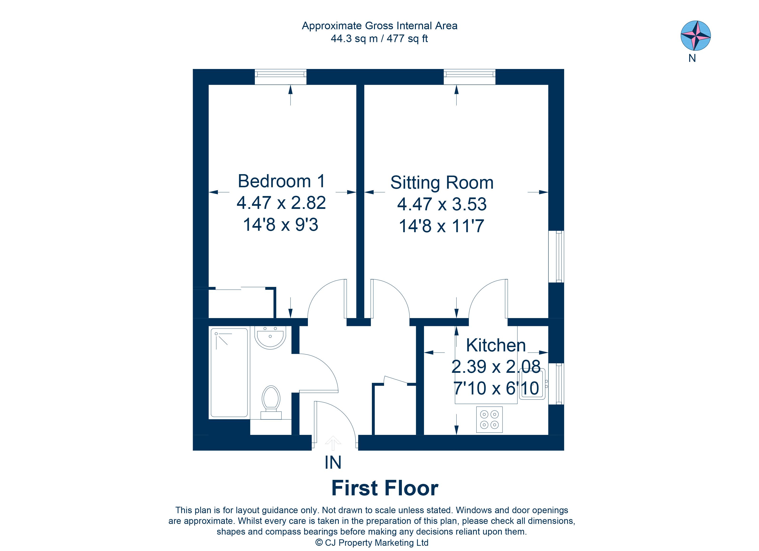 Wootton Road, Abingdon OX14, 1 bedroom property for sale 51233324