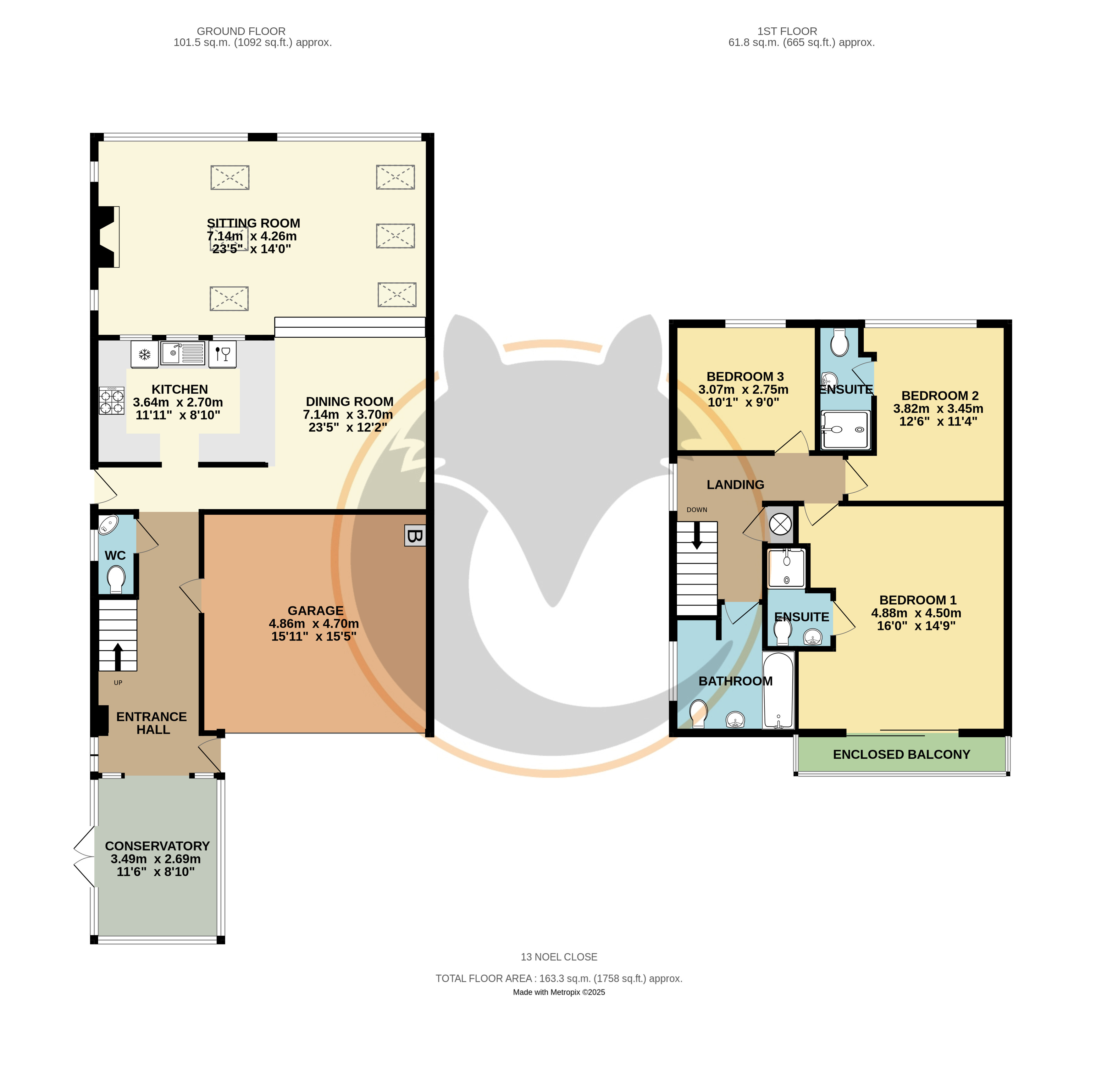 Villa Giglia,, Noel Close, Hampshire floorplan