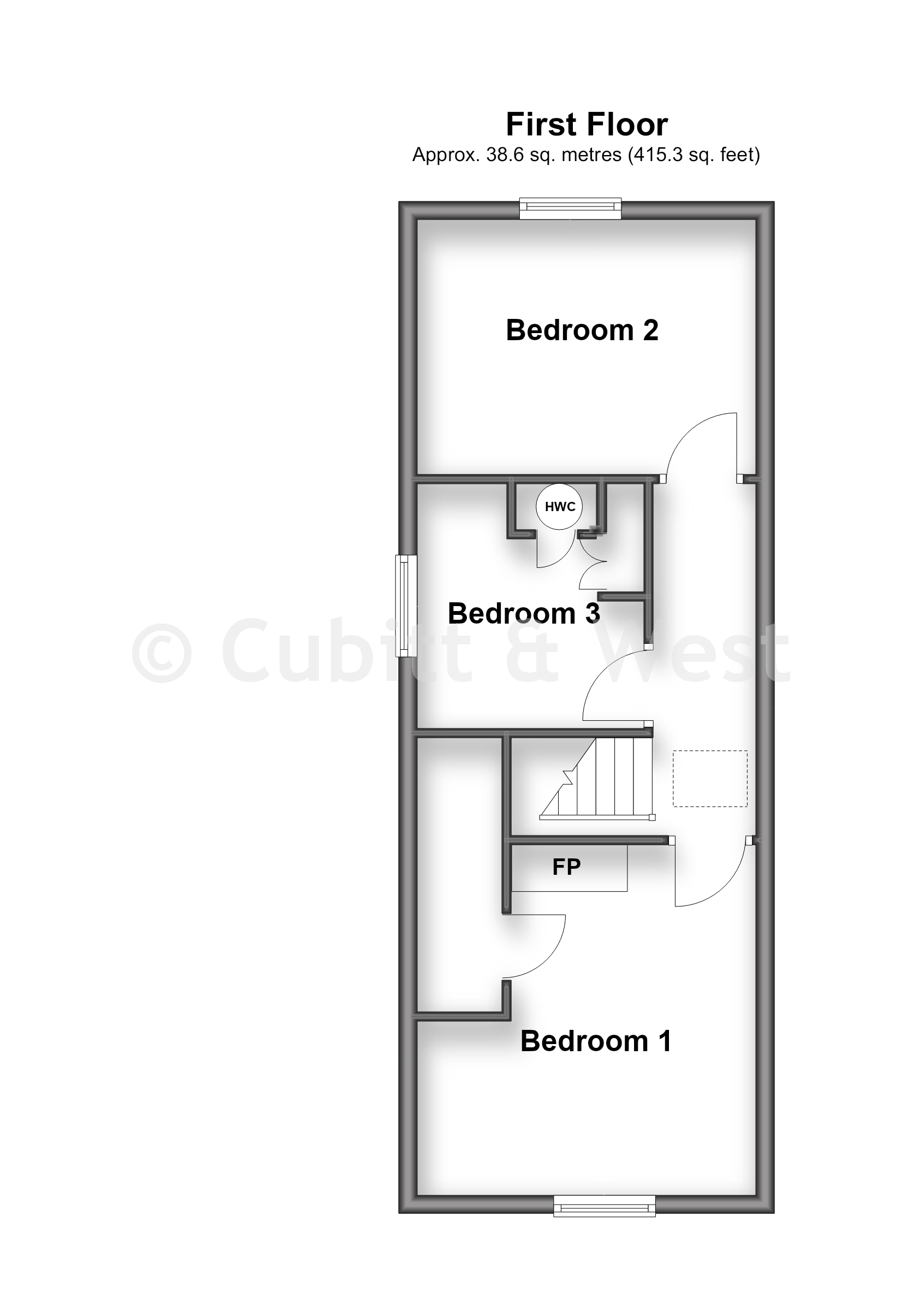 34, Dallas Lane, Lewes floorplan