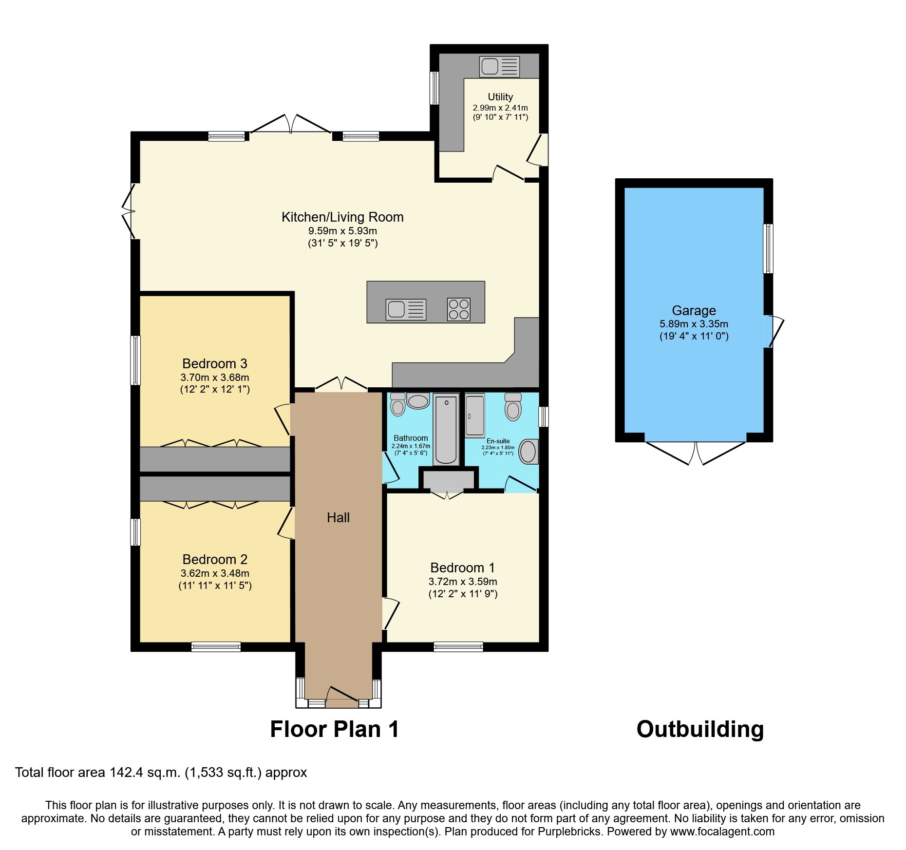 8, Fields Lane, Castle Gresley floorplan