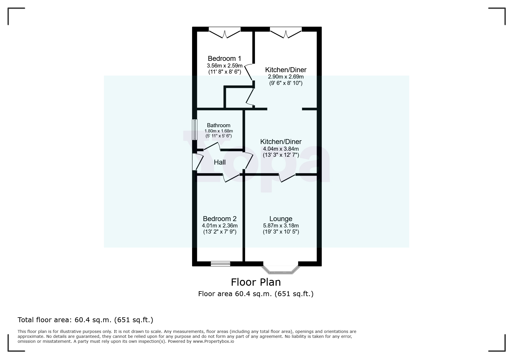25, Moss Lane, Liverpool floorplan
