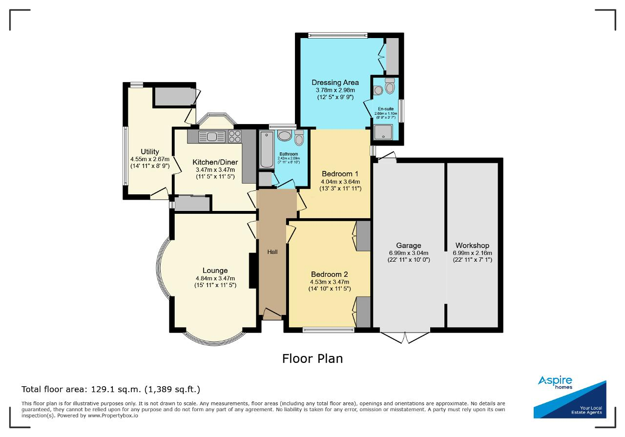 46, Back Road, Wisbech floorplan