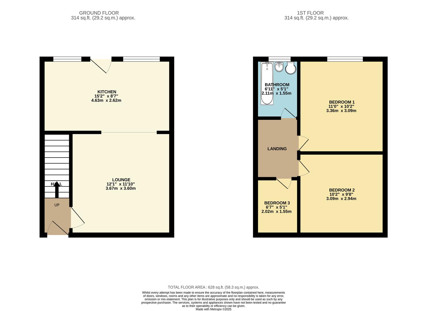 11, Cardwell Street, Oldham floorplan