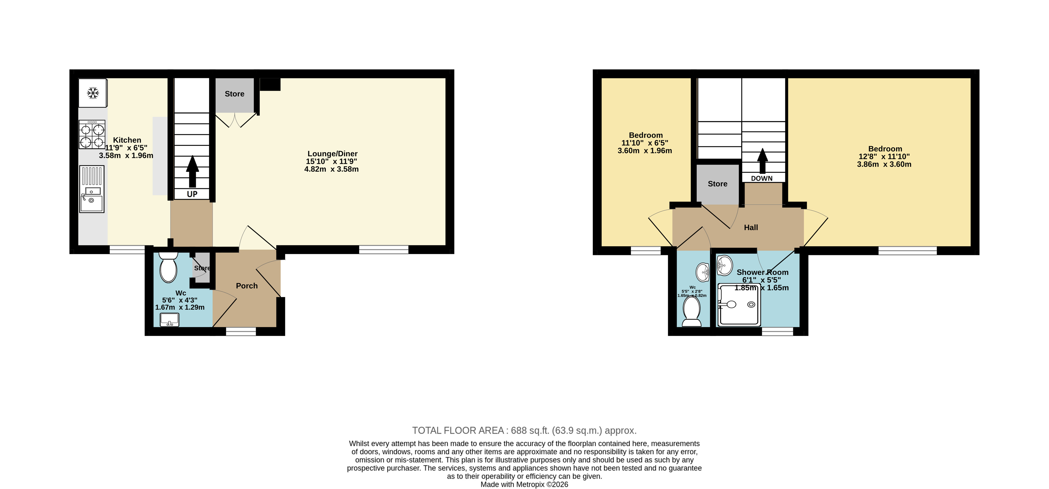 1, Gas Street, Kent floorplan
