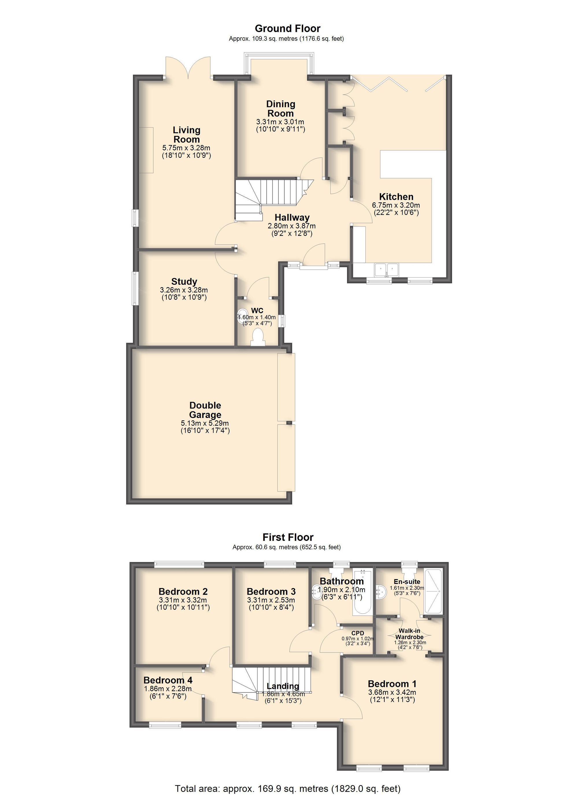 15 Hillcrest Avenue, Alfreton floorplan