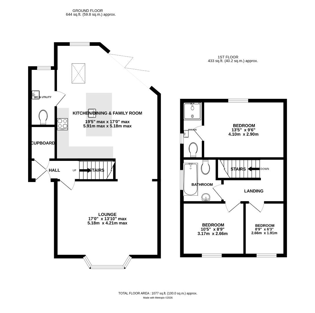 7, Woodlands Park Drive, Dunmow floorplan