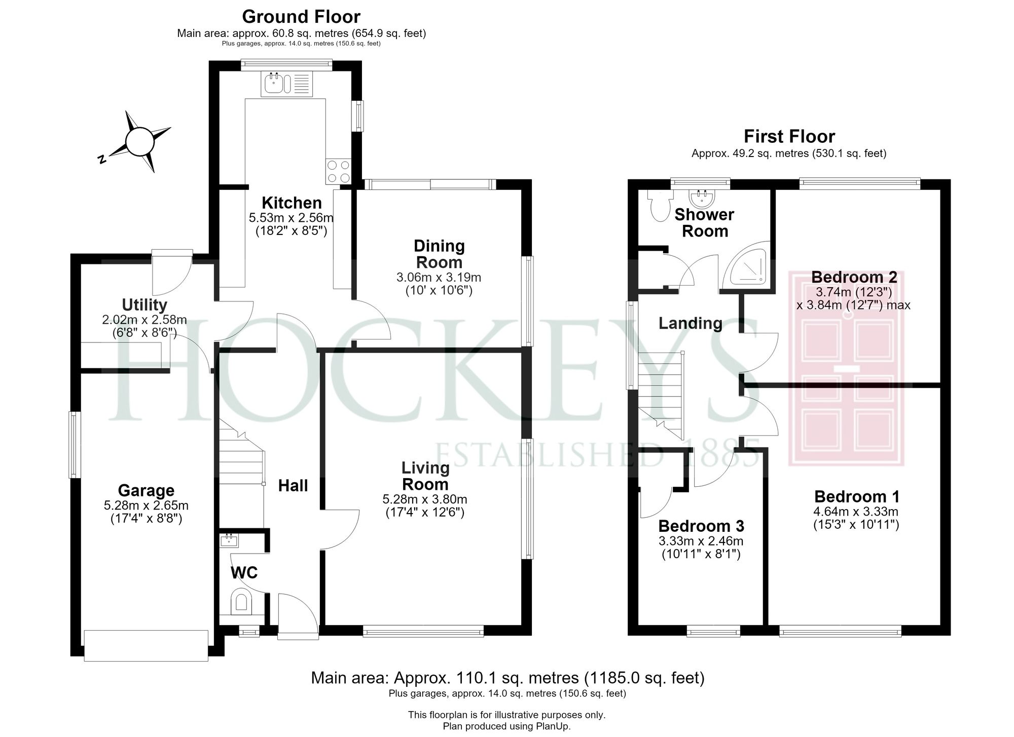 8 Hillway, Cambridge floorplan