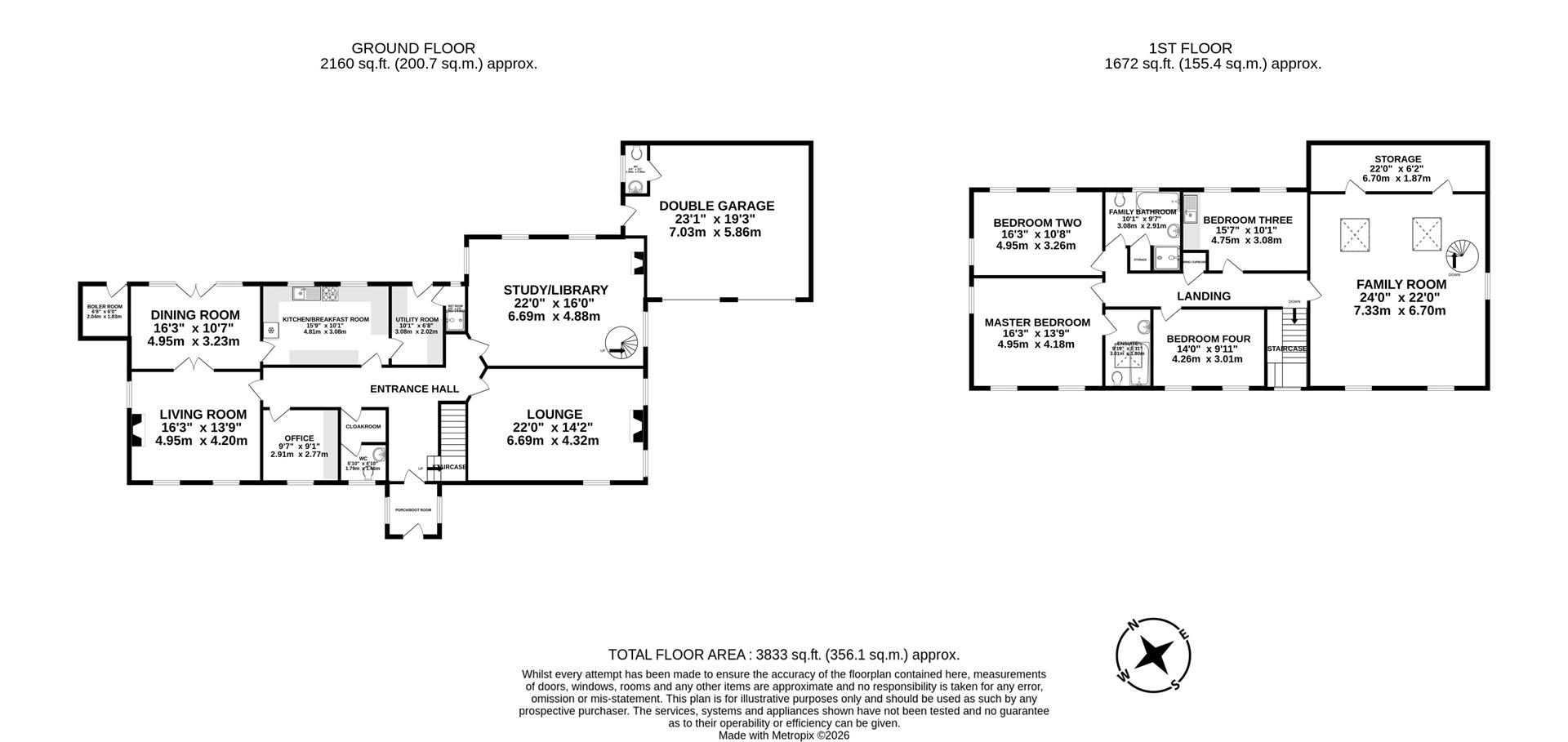Twin Trees Cottage, Knoll Lane, Preston floorplan