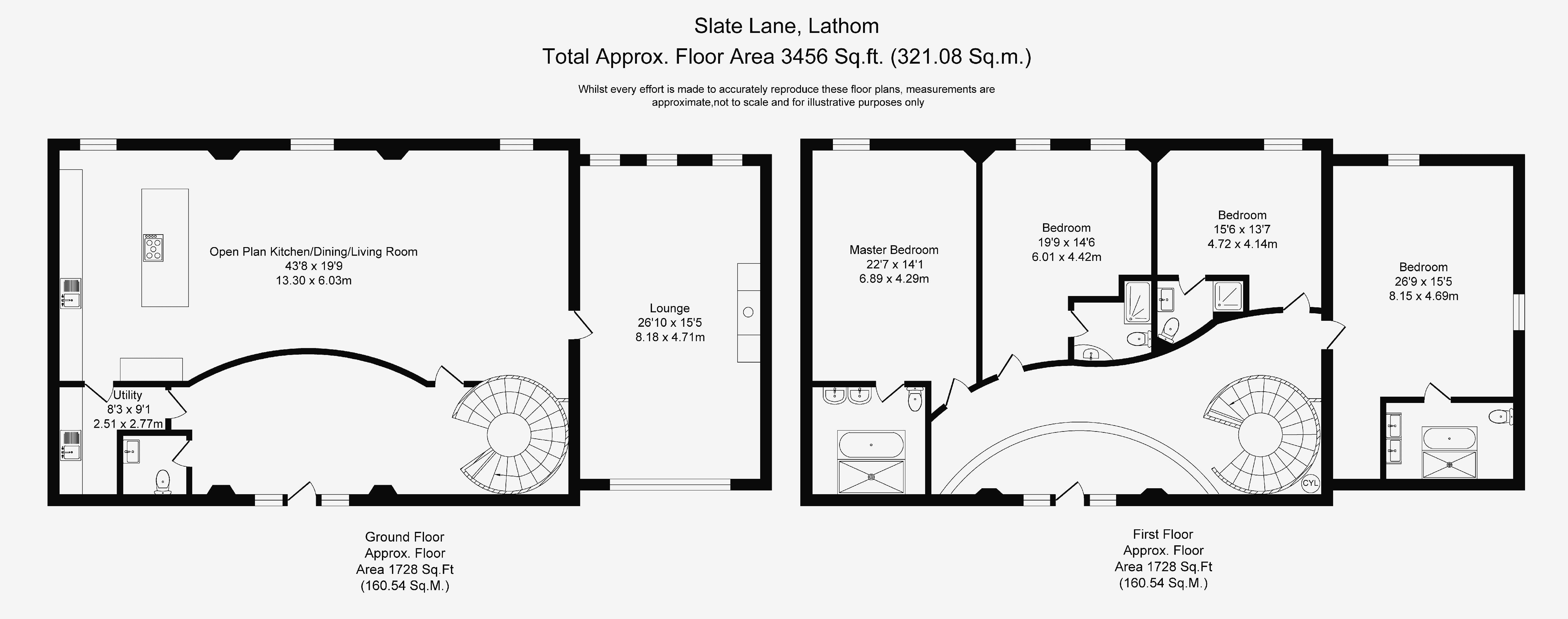 4 Bedrooms Barn conversion for sale in Slate Lane, Lathom, Skelmersdale WN8
