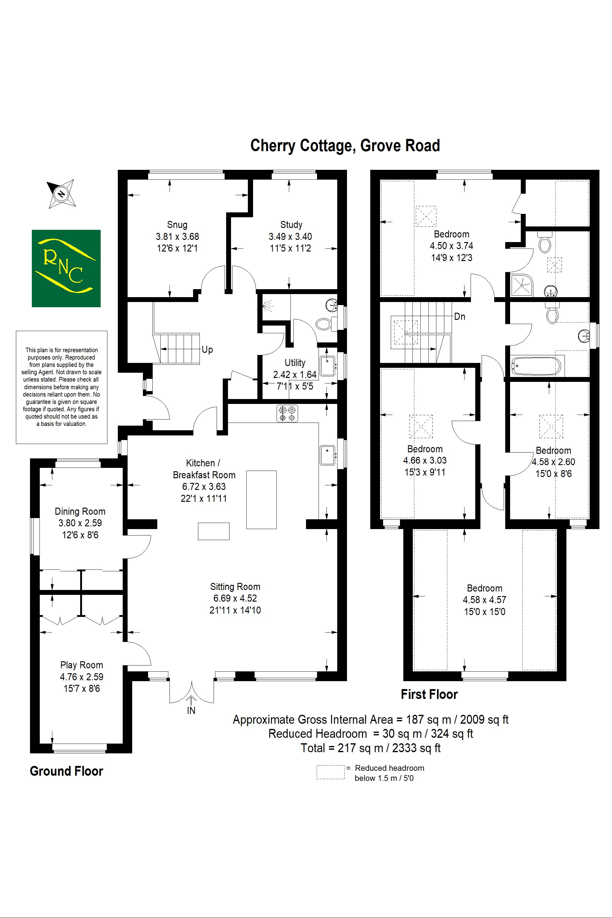 4 Bedrooms Detached bungalow for sale in Grove Road, Cranleigh GU6